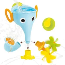 Yookidoo - FunElefun Fill 'N' Sprinkle Bath Toy, Blue