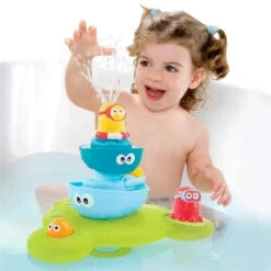 Yookidoo Stack 'N' Spray Bath Toy Tub Fountain -Macro Baby Store yookidoo stack n spray bath toy tub fountain image 9