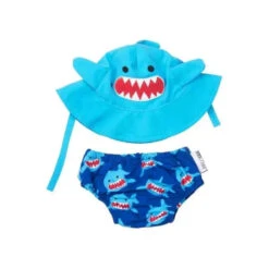 Zoocchini Baby Swim Diaper & Sun Hat Set Shark