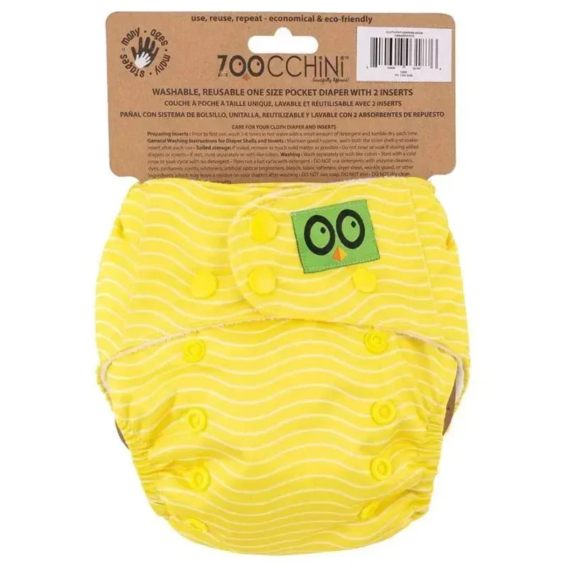 Zoocchini - Cloth Diaper Duck With 2Pk Insert One Size 4 Zoocchini - Cloth Diaper Duck With 2Pk Insert One Size - Image 2
