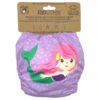 Zoocchini - Cloth Diaper Mermaid With 2Pk Insert One Size 2 Zoocchini - Cloth Diaper Mermaid With 2Pk Insert One Size -Macro Baby Store zoocchini cloth diaper mermaid with 2pk insert one size image 1