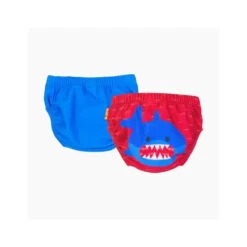 Zoocchini - 2Pk Knit Swim Diaper Set, Shark